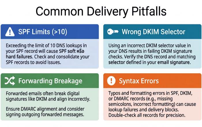 common delivery pitfalls