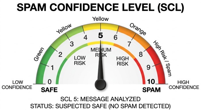 Interpreting Results: Received Hops, Authentication-Results (SPF/DKIM/DMARC), SCL/Spam Indicators, ARC, and Latency