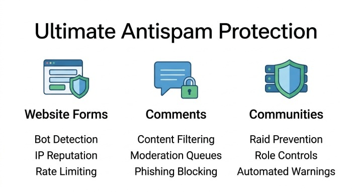 Better Antispam Solutions for Websites, Forms, and Comments