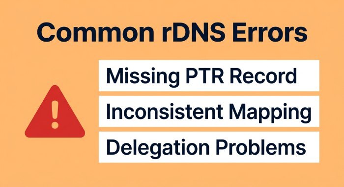Common Reverse DNS Issues and Best Practices