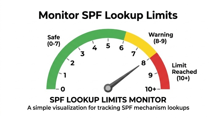 Monitor SPF Lookup Limits