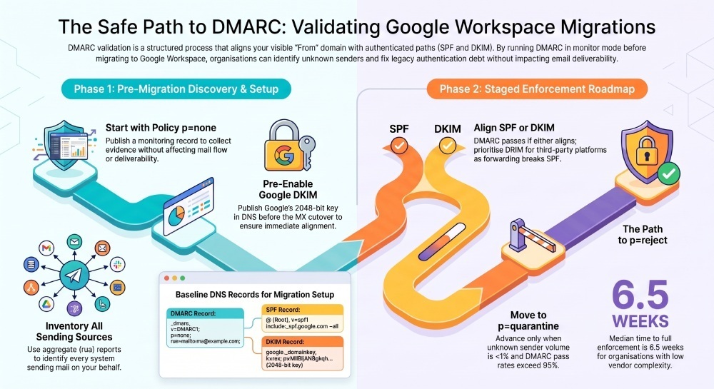 The Safe Path to DMARC: Validating Google Workspace Migrations