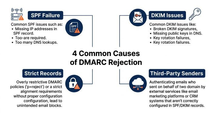 Common Causes of DMARC Rejection