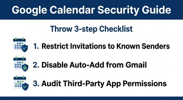 How to Prevent Google Calendar Spam and Protect Your Account