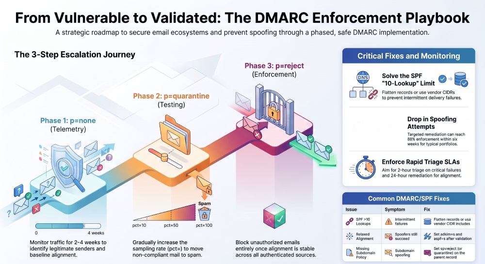 DMARC Email Security Implementation Roadmap