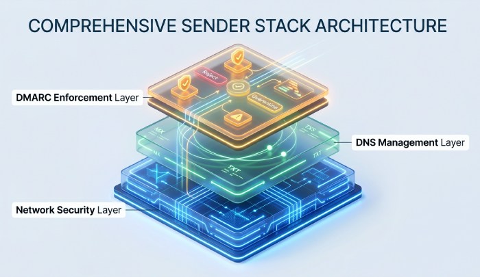 Sender Stack Architecture