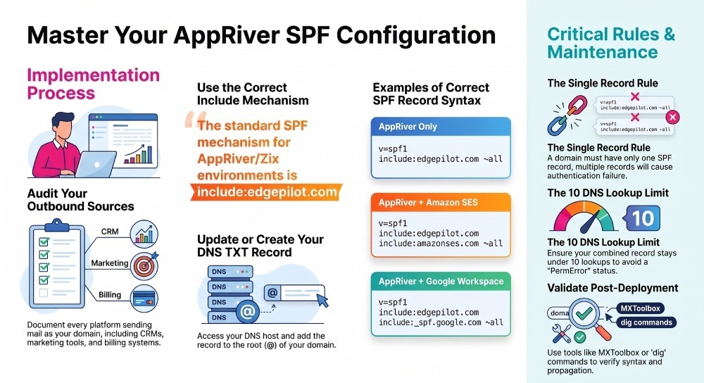 Master Your AppRiver SPF Configuration