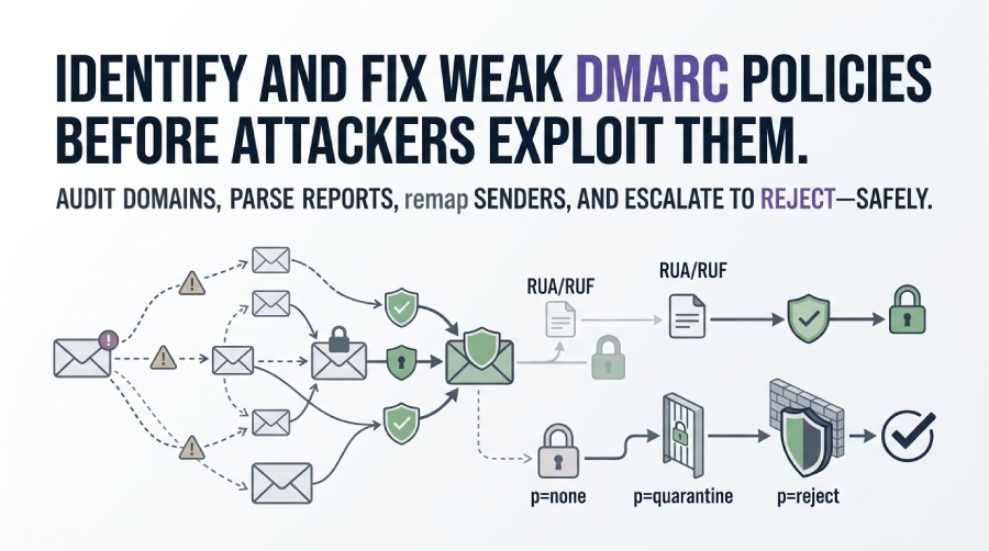 Fix Weak DMARC Policies
