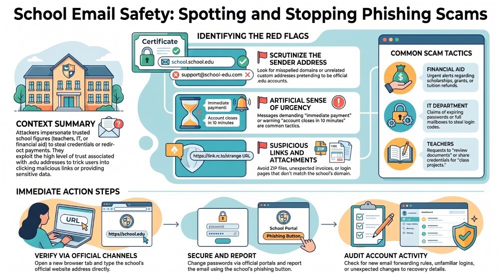 School Email Safety: Spotting and Stopping Phishing Scams