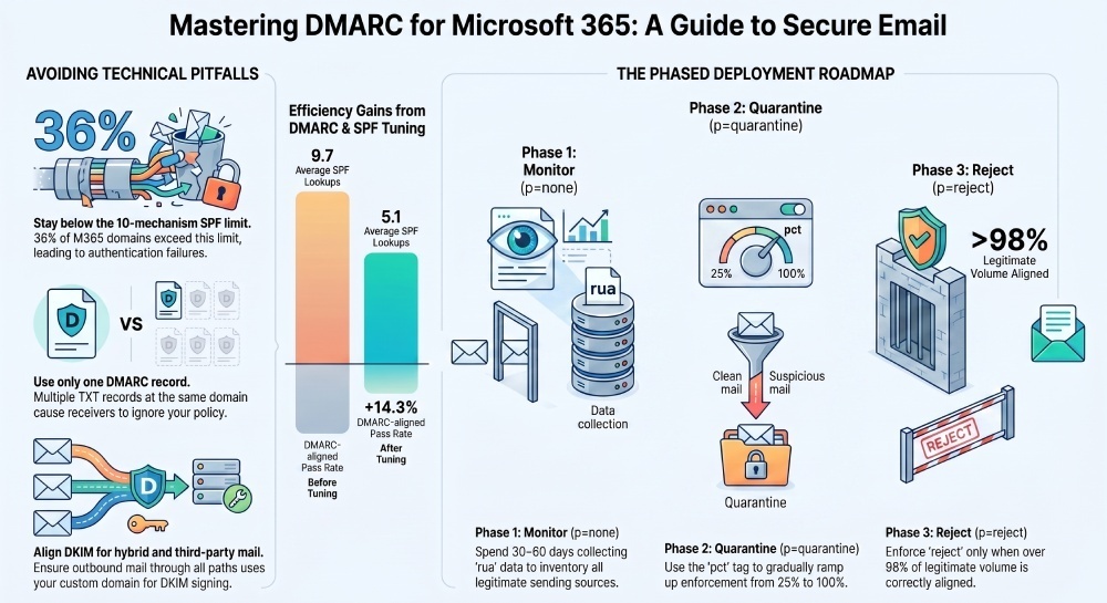 Mastering DMARC for Microsoft 365