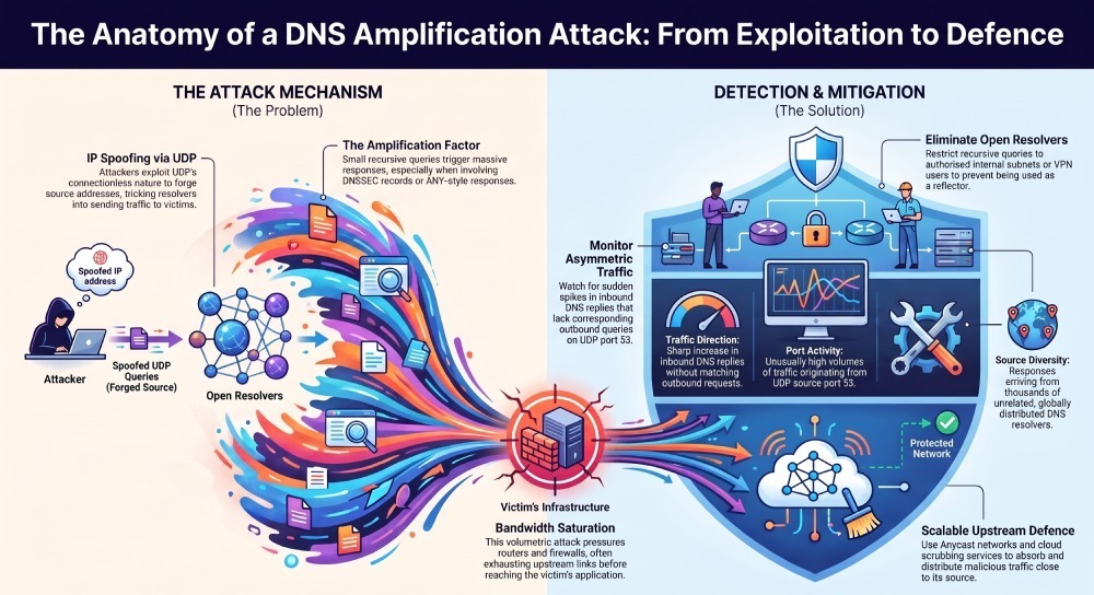 The Anatomy of a DNS Amplification Attack