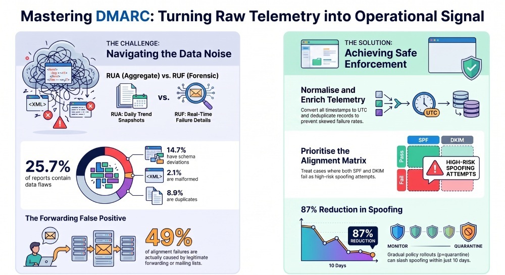 Mastering DMARC: Turning Raw Telemetry into Operational Signal