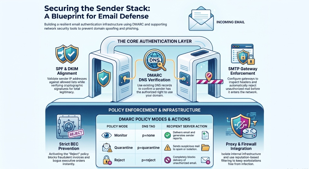 Network Security and DMARC: Building a Comprehensive Sender Stack