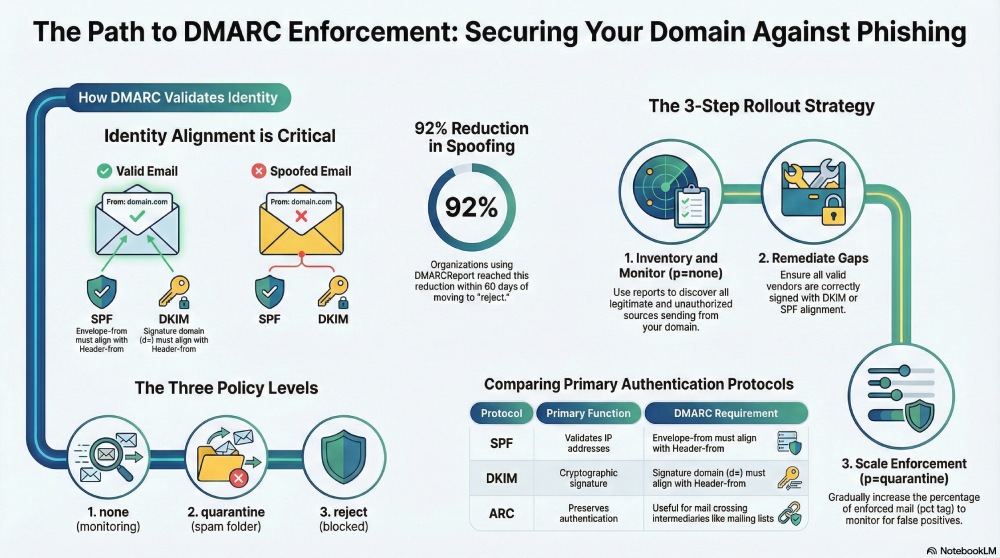 Create dmarc record