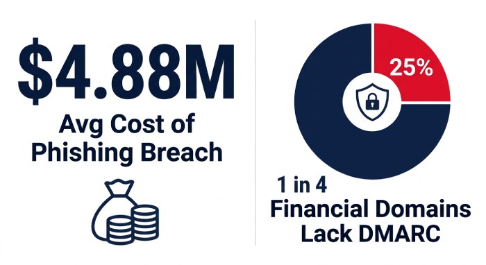 Financial Phishing Risk Infographic