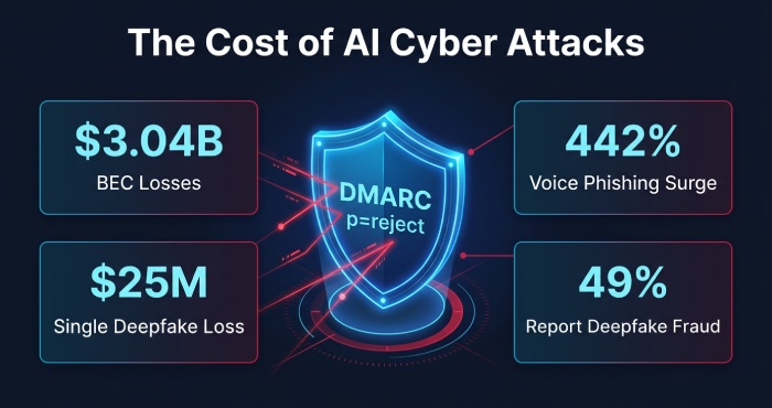 AI Cybercrime Impact Infographic