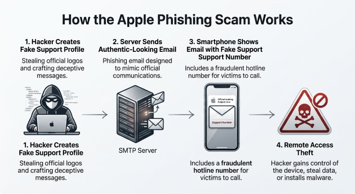 How the Apple Phishing Scam Works