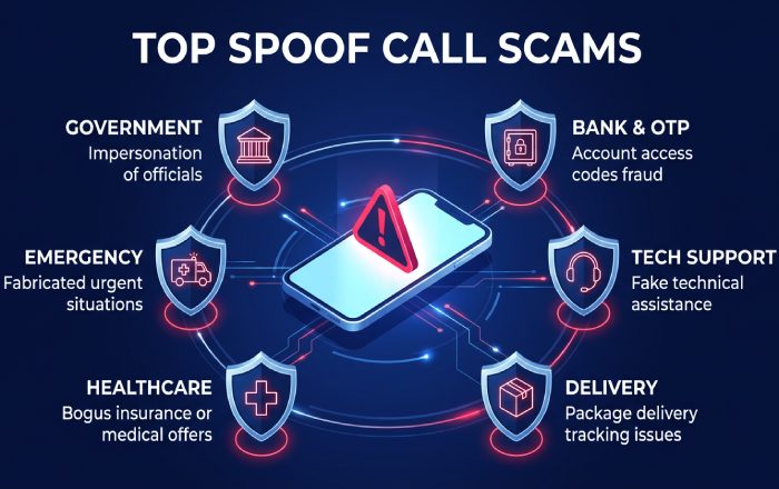 Spoof Call Scams Infographic