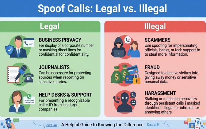 Legal vs Illegal Spoofing Comparison