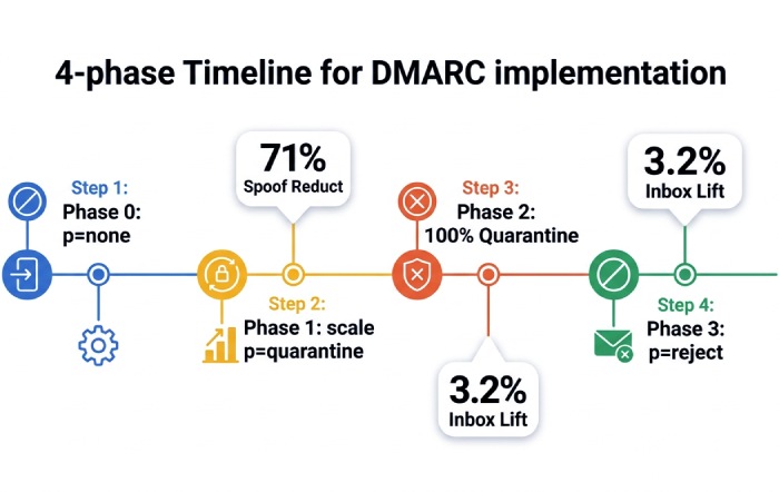 DMARC Phased Rollout Timeline