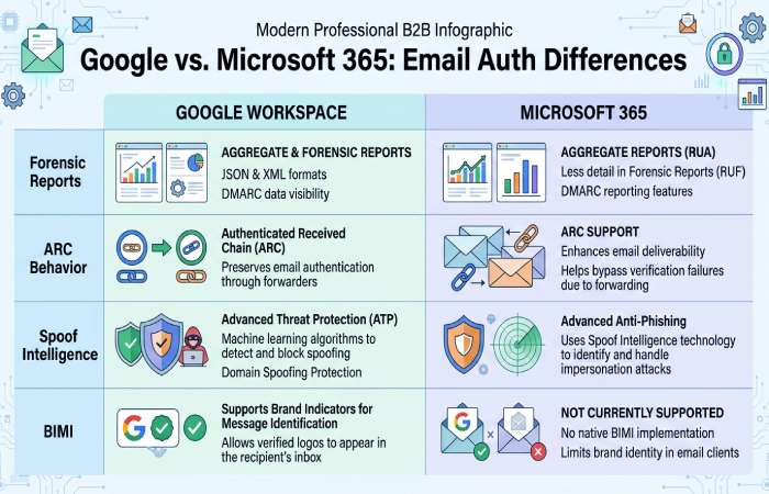 Provider Authentication Comparison Chart