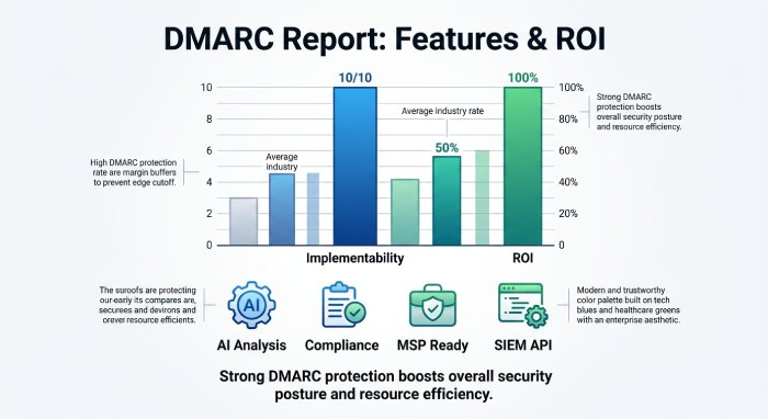 DMARC Report Platform Overview Infographic