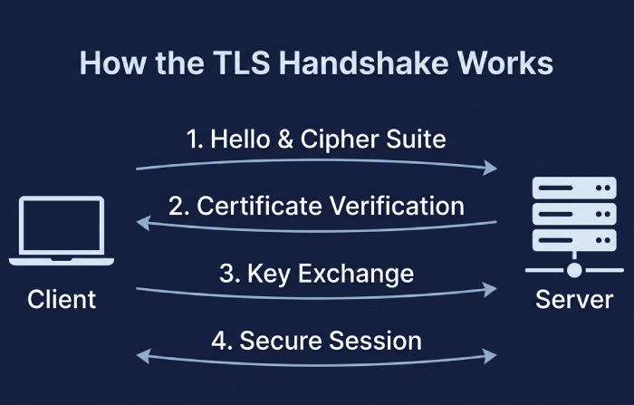 TLS Handshake Infographic
