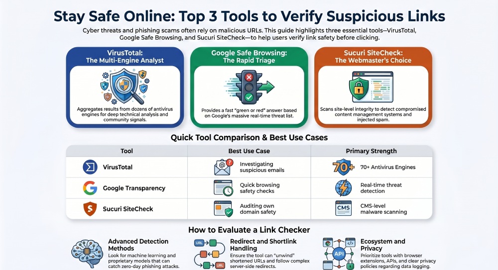  Top 3 Link Checker Tools to Verify Safe Links 
