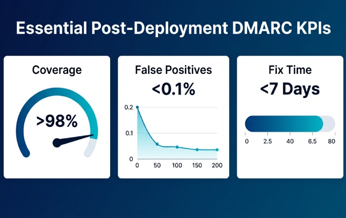 DMARC KPIs Dashboard Infographic