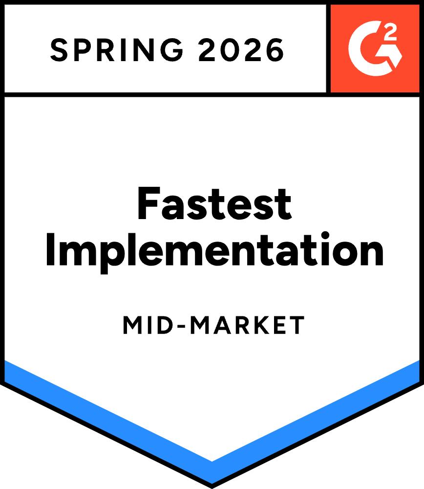 G2 Fastest Implementation Spring 2026