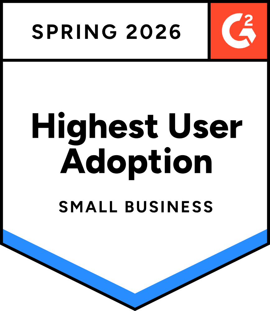 G2 Highest Adoption Small Business Spring 2026