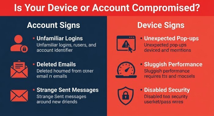 When to Worry: Warning Signs Your Account or Device May Be Compromised