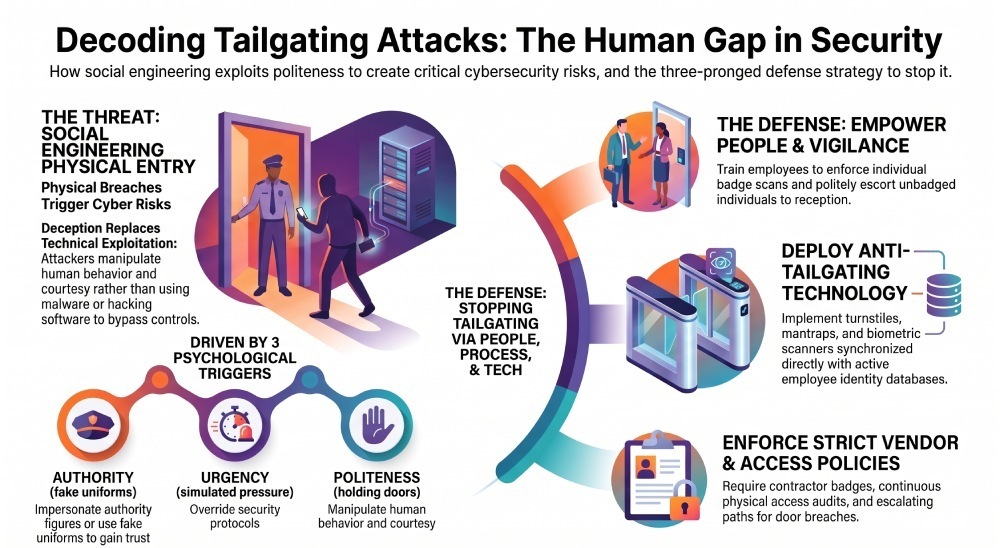 Decoding Tailgating Attacks: The Human Gap in Security