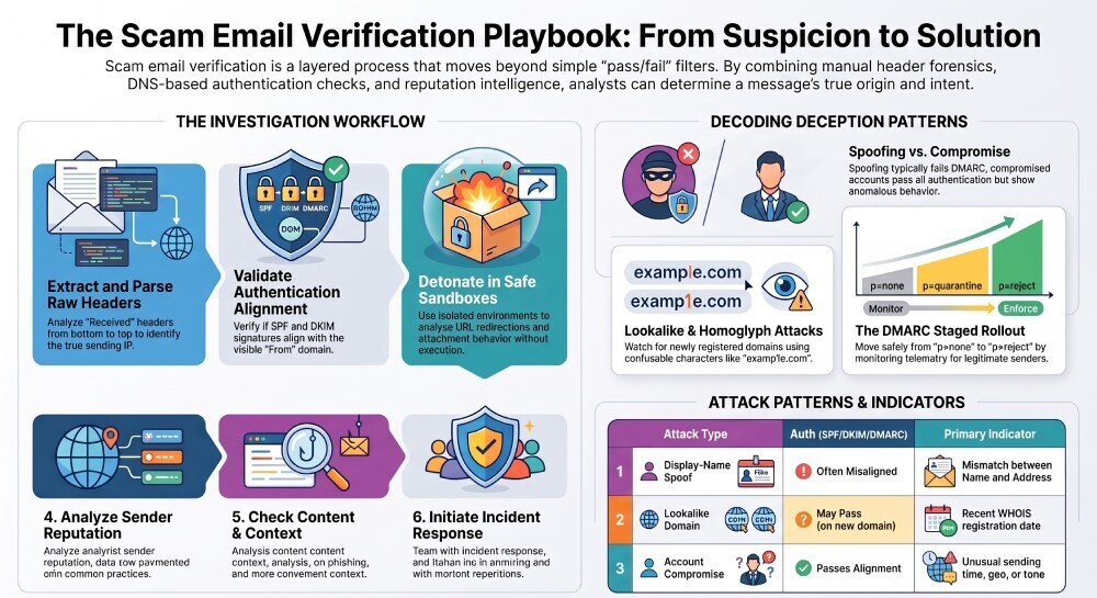 The Scam Email Verification Playbook