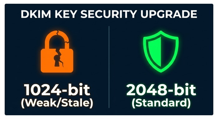 DKIM Key Security Upgrade