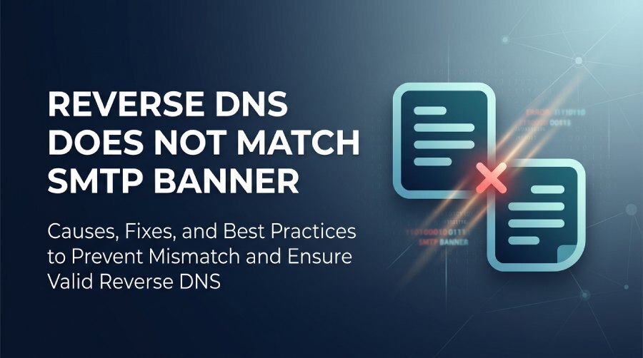 Reverse DNS and SMTP banner mismatch
