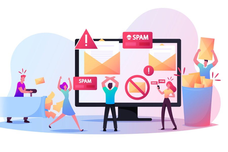 spam filtering zones