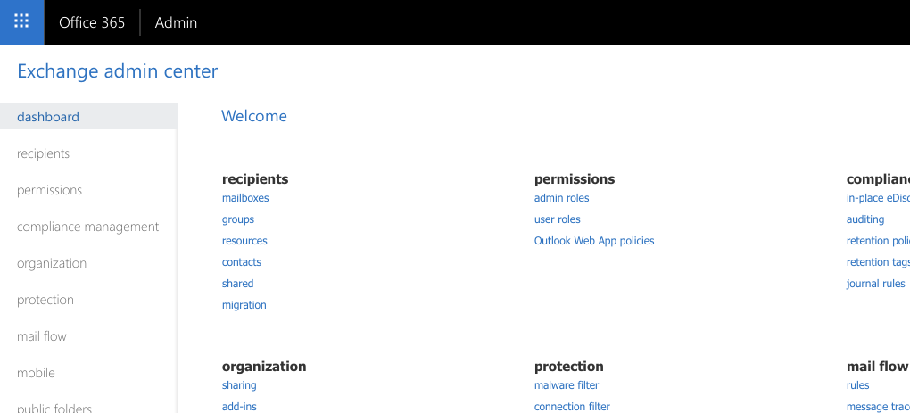 exchange online archiving office 365