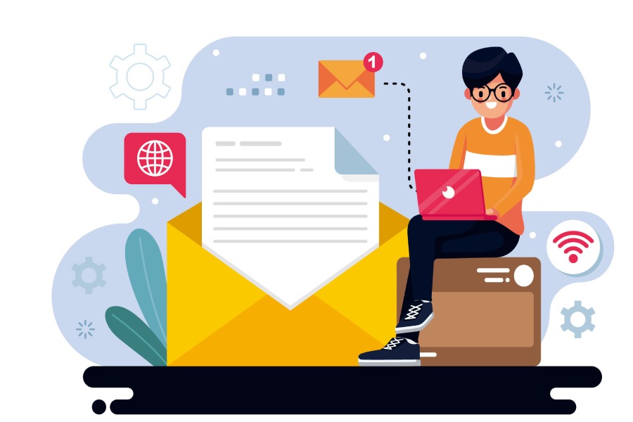 settingup email