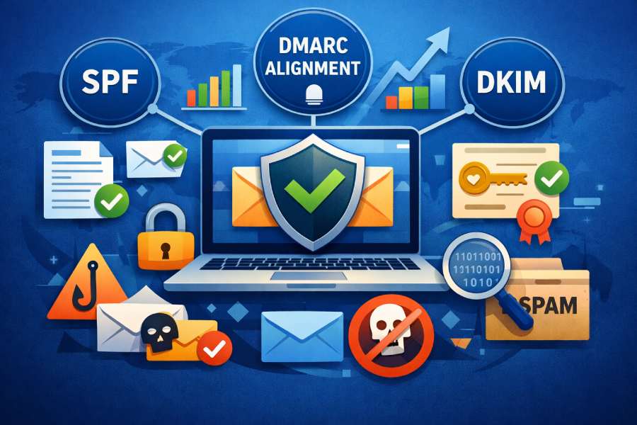 DMARC lookup email security metrics