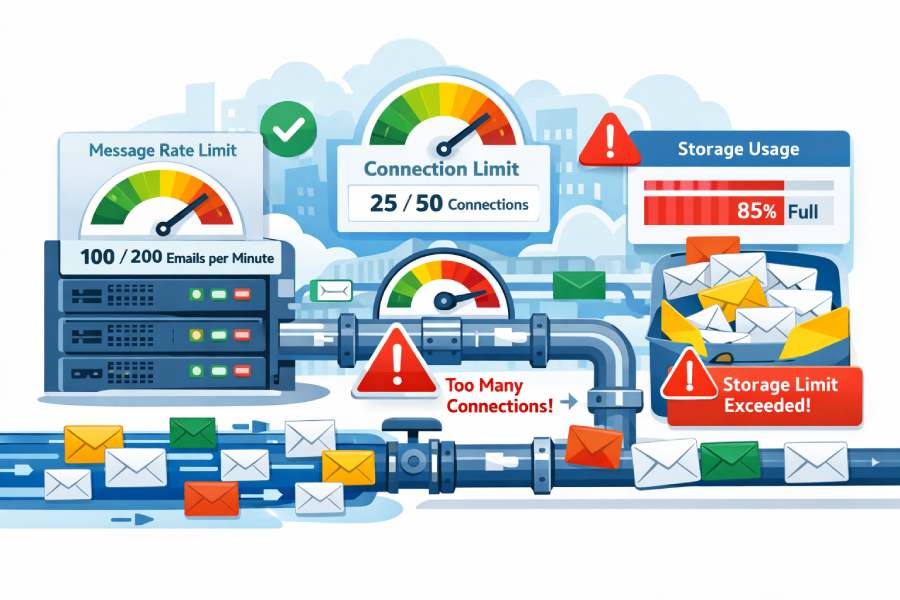 SMTP throttling explained