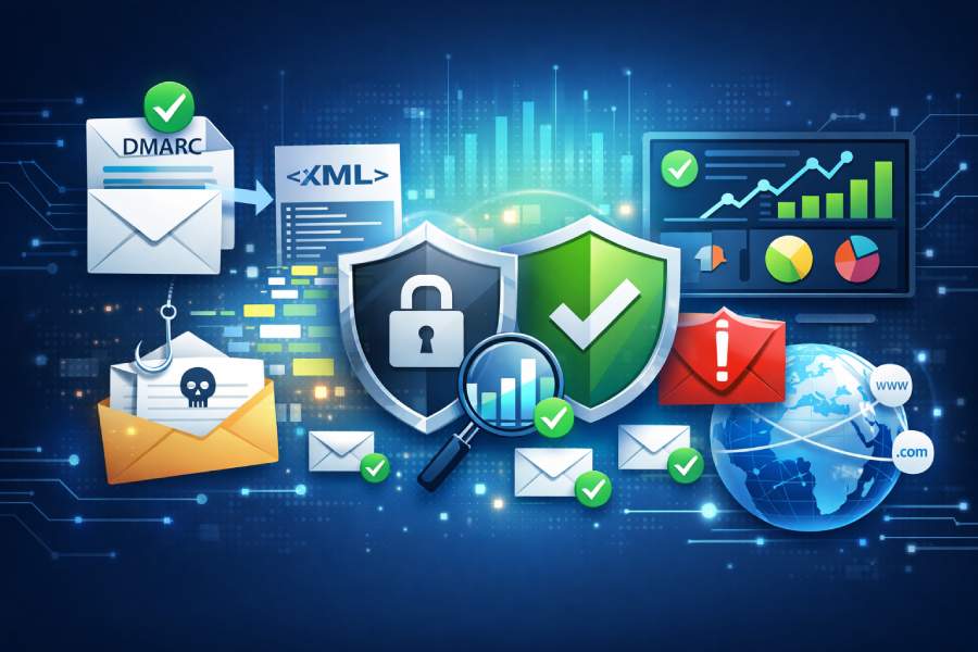 DMARC XML Report Parser for Email Security