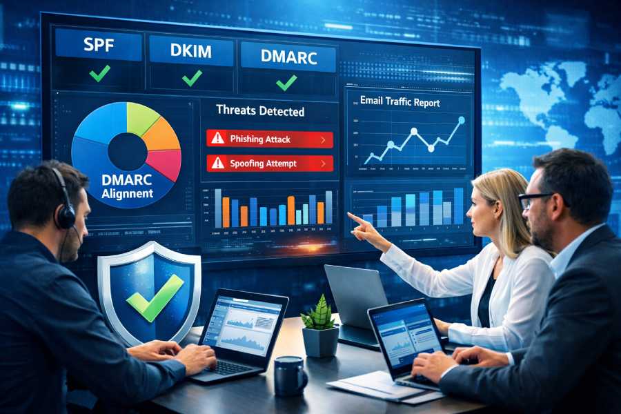 DMARC audit for businesses guide for MSPs and service providers: reporting and alignment