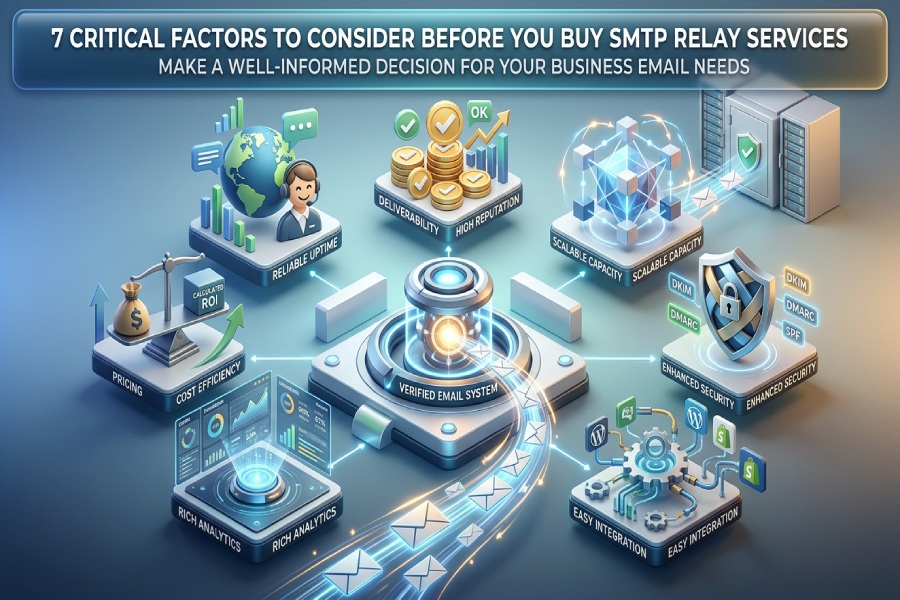 7 Critical Factors to Consider Before You Buy SMTP Relay Services