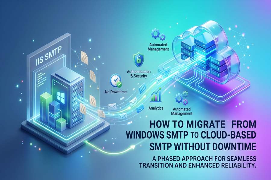 Migrate From Windows SMTP Server To Cloud-Based SMTP Without Downtime
