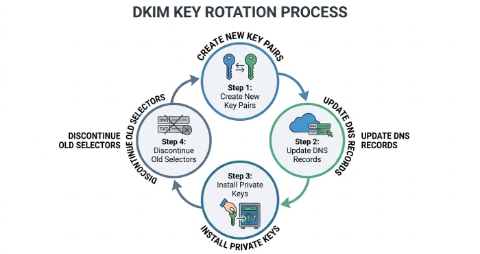 DKIM Key Rotation Cycle