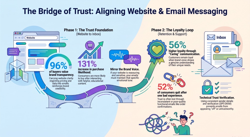 Aligning Website and Email Messaging