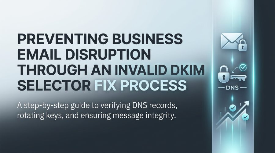 DKIM Selector Error