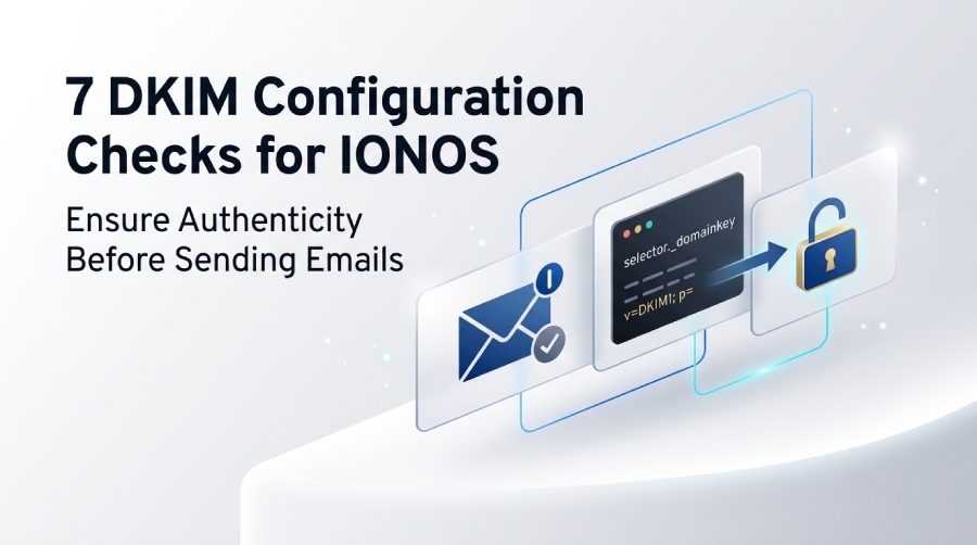 DKIM configuration checks for IONOS emails