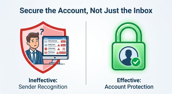 Account Protection vs Sender Recognition